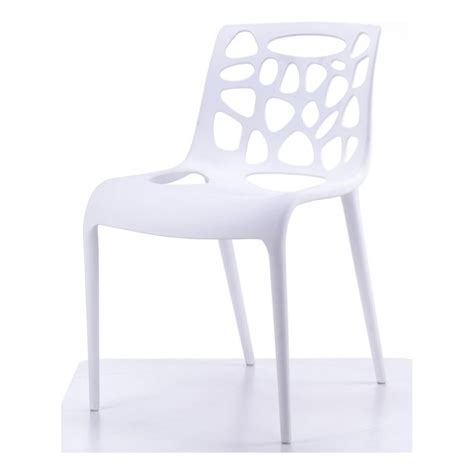 10 modern plastic dining chairs. White Plastic Funky Designer Dining Chair from Fusion Living
