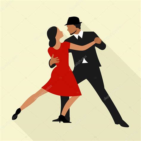 Couple Dancing Tango Stock Vector Image By ©missbobbit 67255611