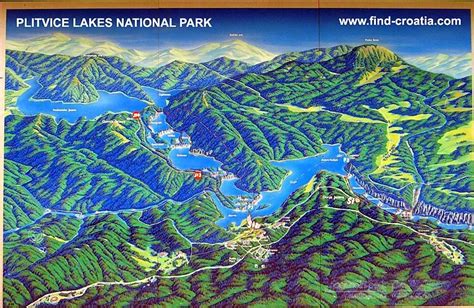 Plitvice Lakes Map Plitvice Lakes National Park Plitvice Lakes