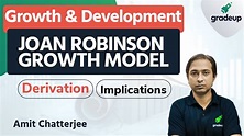 Joan Robinson Growth Model | Economics | UGC NET 2021 | Gradeup | Amit ...