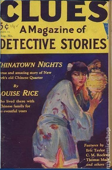 Clues Detective Stories 1926 1943 Clayton Magazines Pulp Comic Books