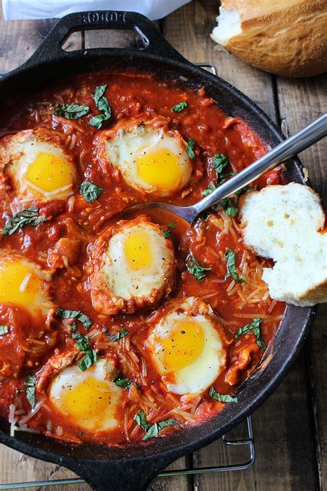 Eggs In Tomato Sauce Italian