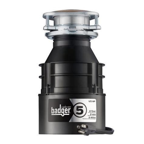 Insinkerator Badger 5 Series 12 Hp Continuous Feed Garbage Disposal In