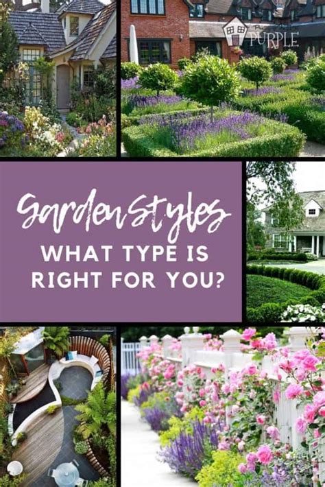 Garden Styles What Type Is Right For You Pretty Purple Door
