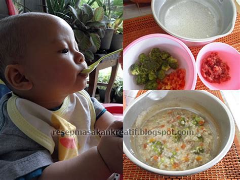 Bunda bisa mulai memberikan bubur gandum pada bayi saat usianya 6 bulan. RESEP BUBUR DAGING SAPI BROKOLI UNTUK BAYI - Aneka Resep ...