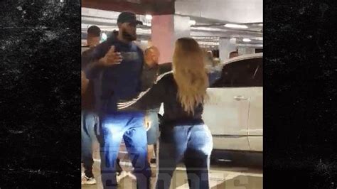 Lebron James And Khloe Kardashian Hug It Out After Horror Night