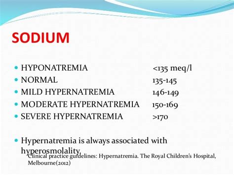 Hypernatremia