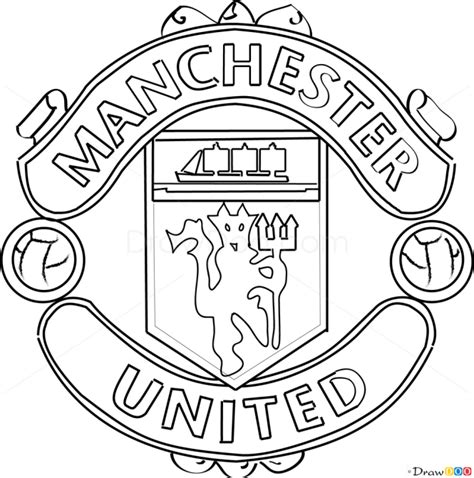 How To Draw Manchester United Football Logos