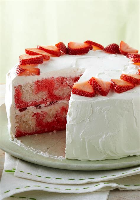 Strawberry Swirl Cake Compliments Follow This Dessert Recipe