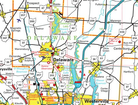 Map Of Counties In Ohio Map Of The Usa With State Names