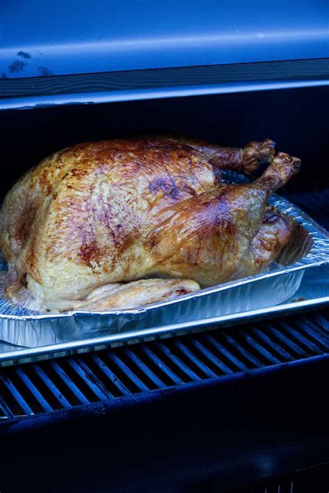 Wet Brined Traeger Smoked Turkey - A License To Grill