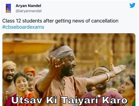 cbse exam cancelled memes twitter flooded with memes after class 12 boards get cancelled