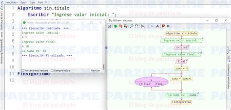 Pseint Sumar Número Desde Inicio Hasta Final Parzibytes Blog