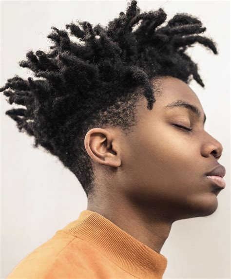 The drop fade haircut is a type of fade that curves around the ear and drops down to the nape of the neck for an edgy style. Pin by Vic Munga on freeform in 2020 | High top dreads ...
