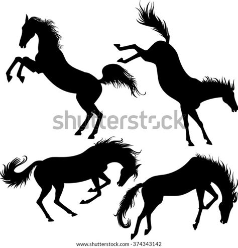 1070 Horse Kicking Stock Vectors Images And Vector Art Shutterstock