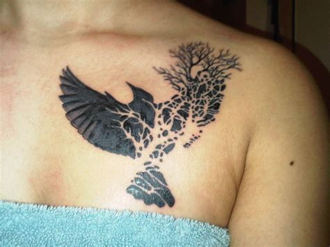40 Genuinely Awesome Bird Tattoos Youll Want On Your Skin Black Bird