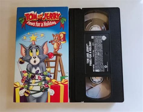 Tom And Jerry Paws For A Holiday Christmas Cartoons Vhs 2003 799