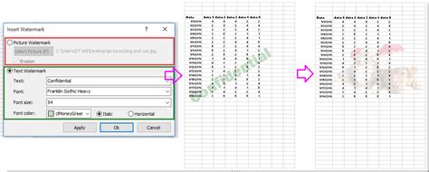 Or at least hide it a little bit more? How to remove/hide page number watermark in Excel?