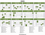 2020 Calendar | Printable 2020 Calendar
