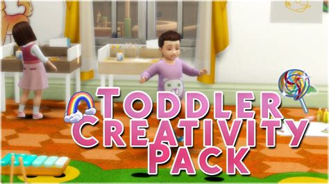 Toddler Creativity Pack Mod EspaÑol Los Sims 4 Youtube