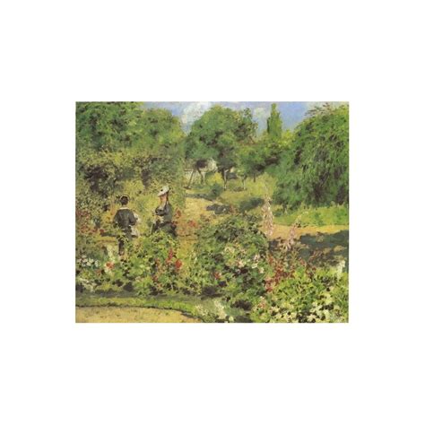 Garden At Fontenay 1874 By Pierre Auguste Renoir Fine Art Oil