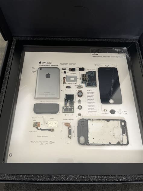 Disassembled Iphone Teardown With Frame Deconstructed Iphone Art