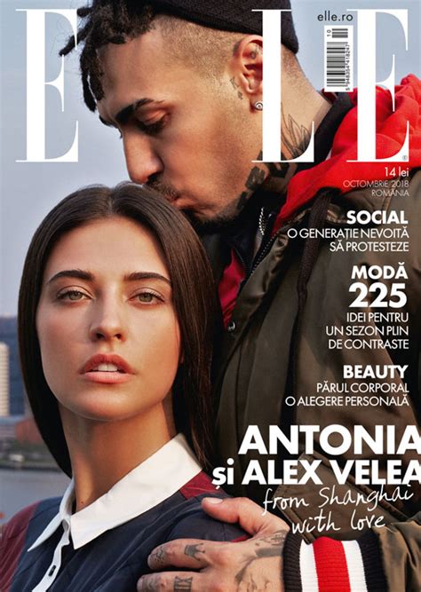 Revista Elle Magazine Romania ~~ Poza Coperta Antonia Si Alex Velea ~~ Octombrie 2018 Blogul