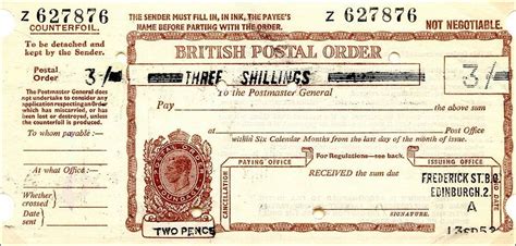 Maybe you would like to learn more about one of these? Postal Orders - Pam West British Bank Notes