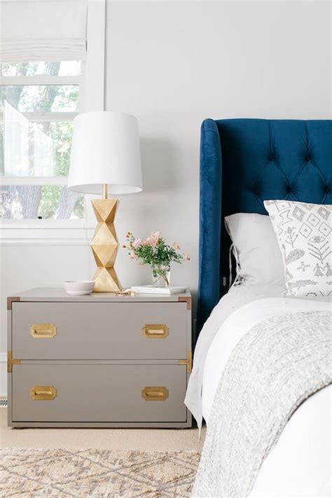 Submitted 24 minutes ago by fallonreader. Updating Antiques: The Campaign Chest | Blue headboard ...