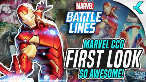 Marvel Battle Lines First Impressions Marvel Tcg Youtube