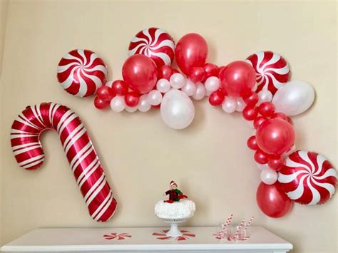 Christmas Balloon Garland Diy Kit~candy Cane Arch~holiday Party~xmas