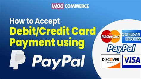 You can use credit or debit cards on paypal by adding one to your account through the banks and cards or wallet menu. Do It Yourself - Tutorials - How to Accept Credit/Debit Card Payment using Paypal on Own Website ...