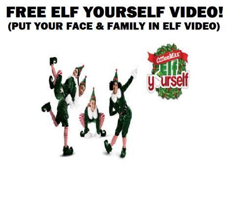 Stokes Contests Freebie Free Elf Yourself Video Put Your Face