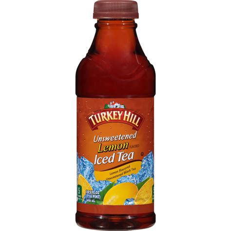 Turkey Hill® Unsweetened Lemon Iced Tea 185 Fl Oz Bottle Shop D