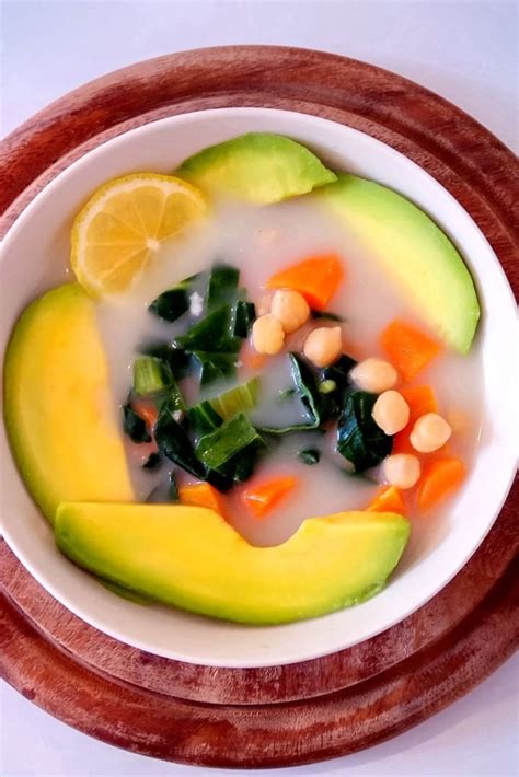 Increíble Sopa Vegana Lechosa de Acelgas con Limón Receta aquí Recetas veganas