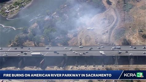 Livecopter 3 Is Over The Scene Where Fires Are Burning On The American