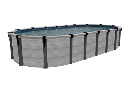 Trévi 278 Nbs Oval Above Ground Resin Pool Swimming Pools