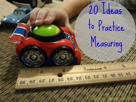 Your preschooler is now undergoing a lot of physical development, and soon enough will be able to independently climb, walk and run. 20 Ideas to Practice Measuring | Math activities preschool ...