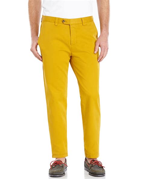 Men S Clothing Accessories Men S Pants Yellow