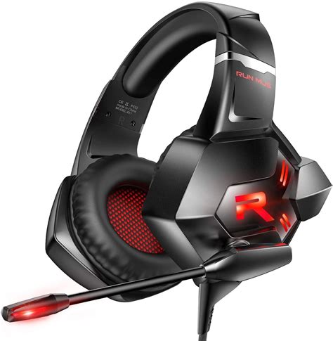 Led Light Noise Cancelling Mm Runmus K Gaming Headset