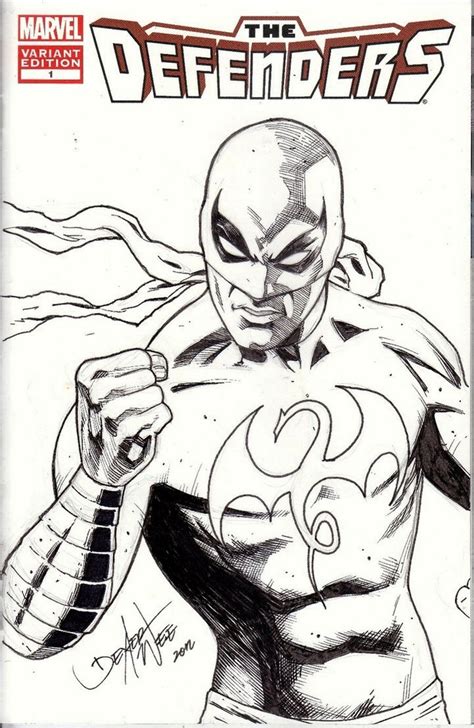 Iron Fist The Defenders Coloring Page
