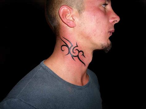 Star Neck Tattoos For Men