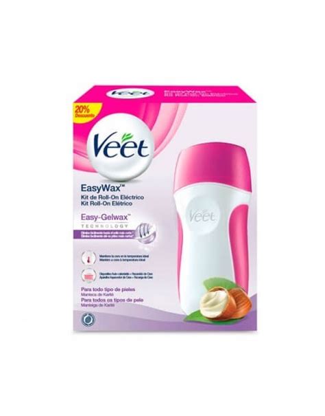 Veet Kit Cera Tibia Rollon