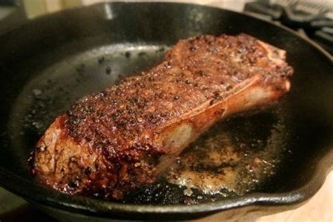 Heat a cast iron skillet over medium high heat for several minutes, until the pan almost begins to smoke. For Great Pan-Fried Steak, Salt the Skillet First « Food ...