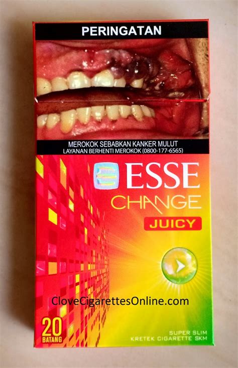 Esse Change Juicy 10 Packs 250 Grams Clove Cigarettes Online