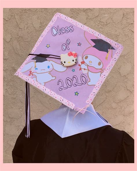 Sanrio Class Of 2020 Graduation Cap Graduation Cap Decoration High