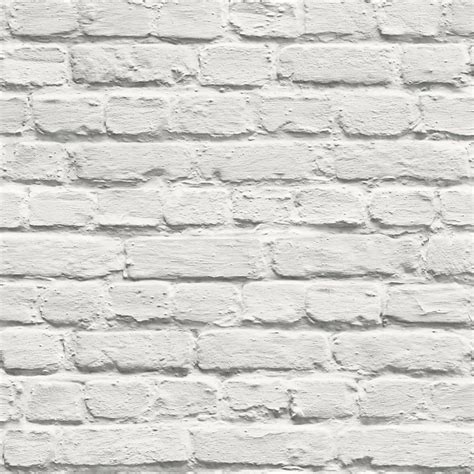 Painted White Brick Wallpaper Ilw002 Wallpaper From I