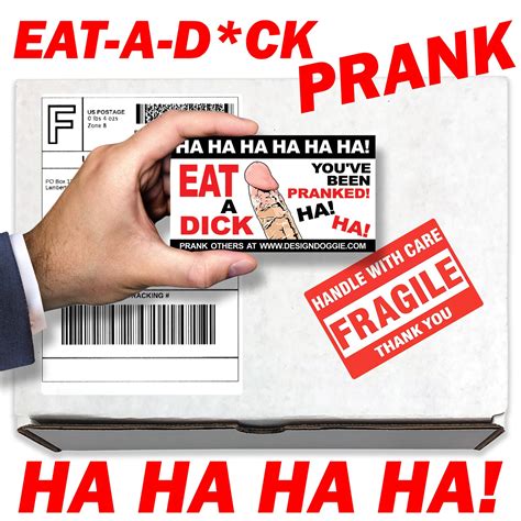 Prank Mail Eat A Dick Embarrassing Prank Box Gag Gift Etsy