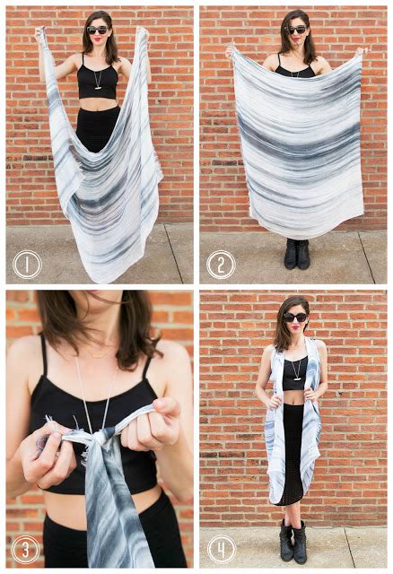 how to tie a scarf into a vest 3 chic ways women elite