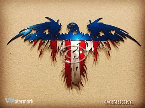 American Eagle Flag Eagle Metal Art Metal Art War Bird Etsy Welding Art Welding Art